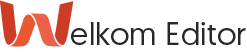 Logo de l'éditeur d'emails responsives Welkom